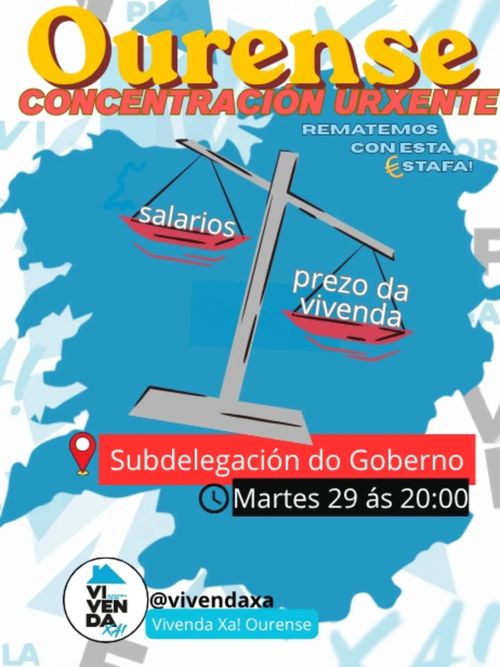 Concentración urxente polo dereito á vivenda